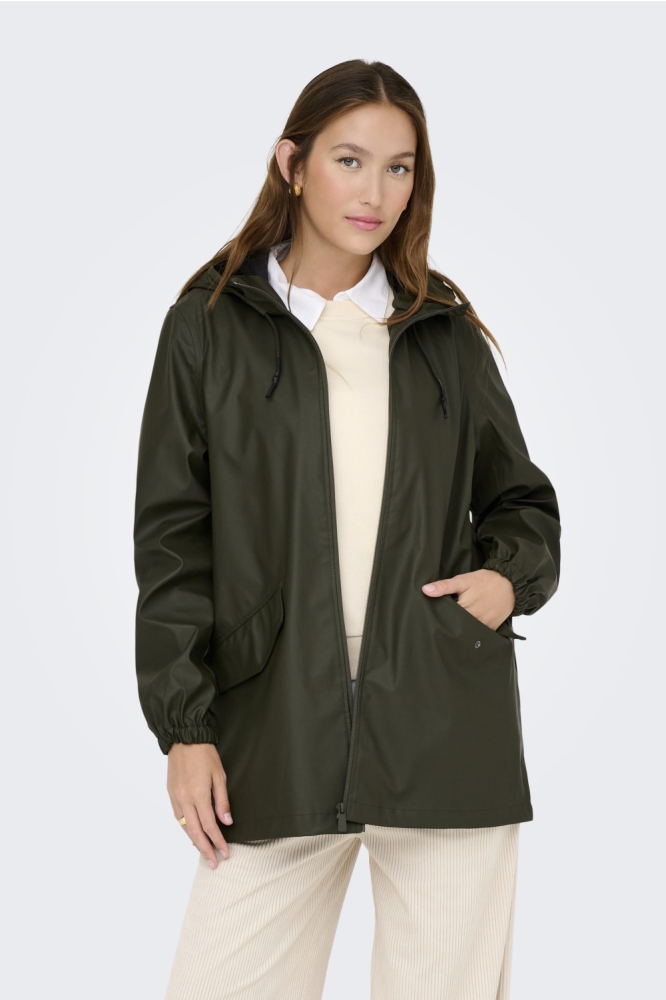 JDYMULAN RAINCOAT OTW SIJI NOOS 15353989 Forest Night/BACKSIDE O